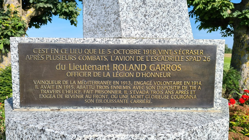 Roland Garros Crash Site